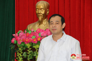 Trung tâm chỉ huy phòng chống Covid huyện lấy ý kiến thống nhất đánh giá phân loại cấp độ dịch theo Nghị quyết 128/ NQ-CP